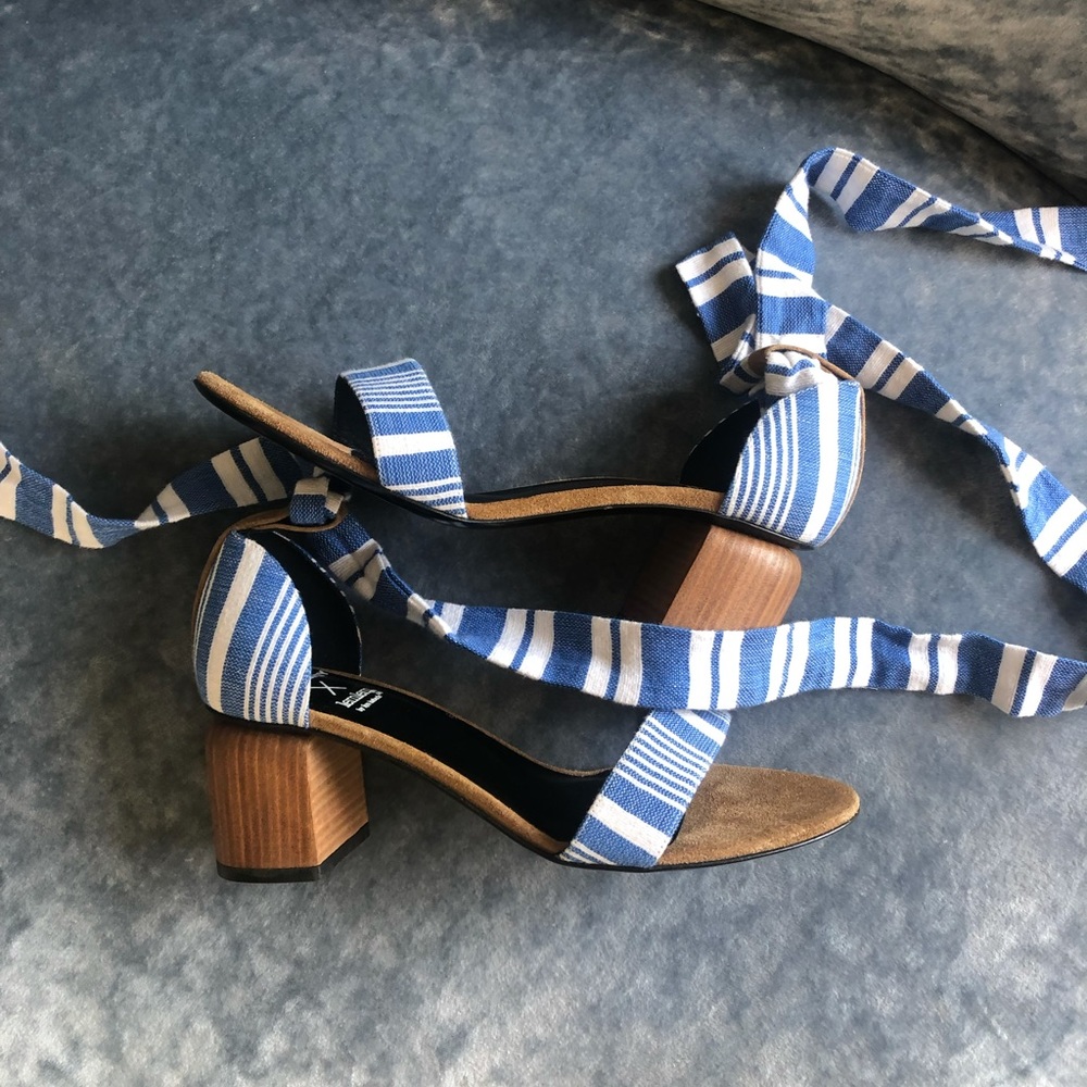 Pierre Hardy x Lem Lem cotton wrap sandals